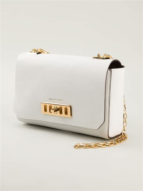 michael kors white neon purse|michael kors white shoulder bag.